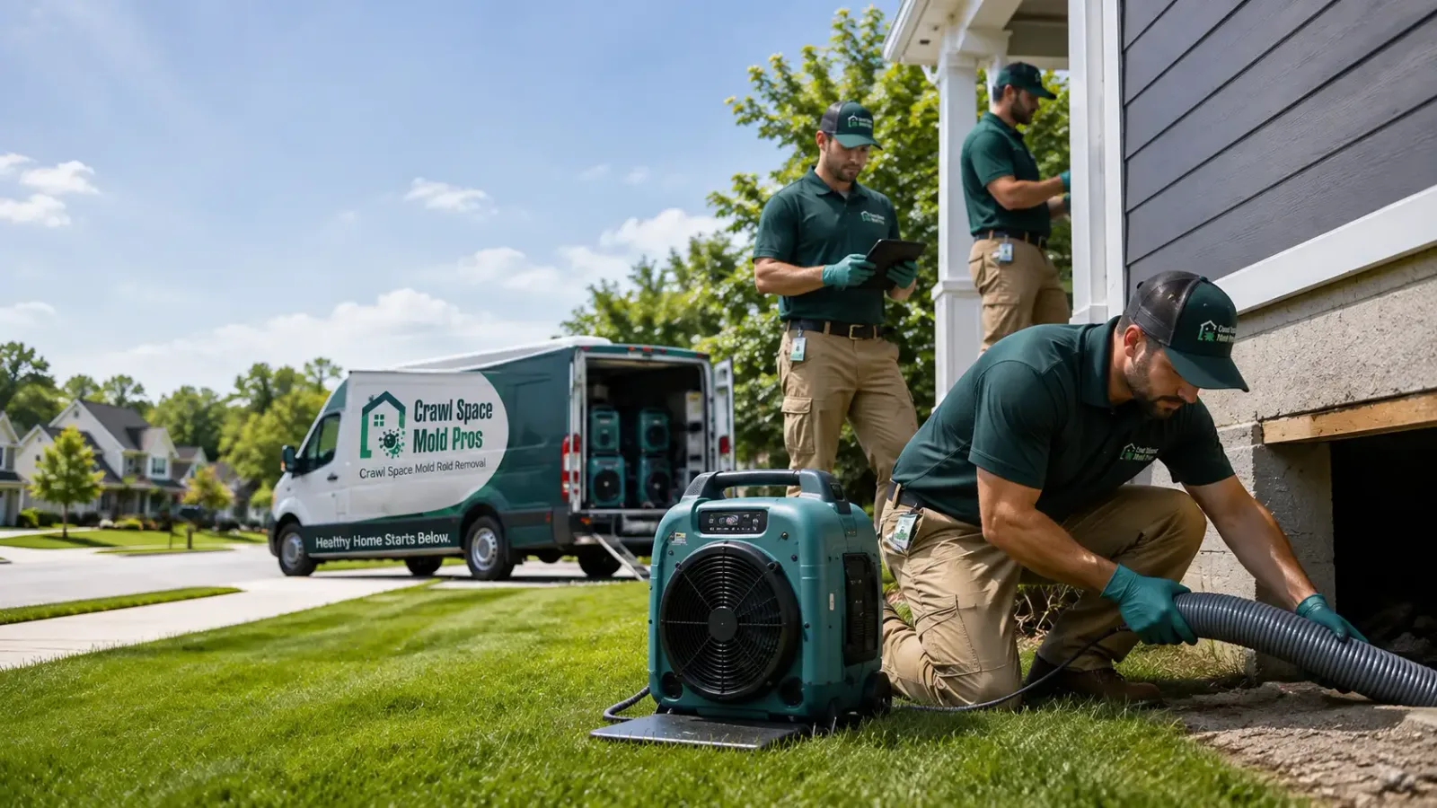 Crawl Space Mold Removal in Challis, ID